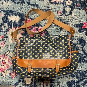 Fossil Navy hedgehog laptop bag